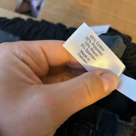 Nwt Lane Bryant Black Denim Straight Leg Cargo Pants - Picture 5 of 10